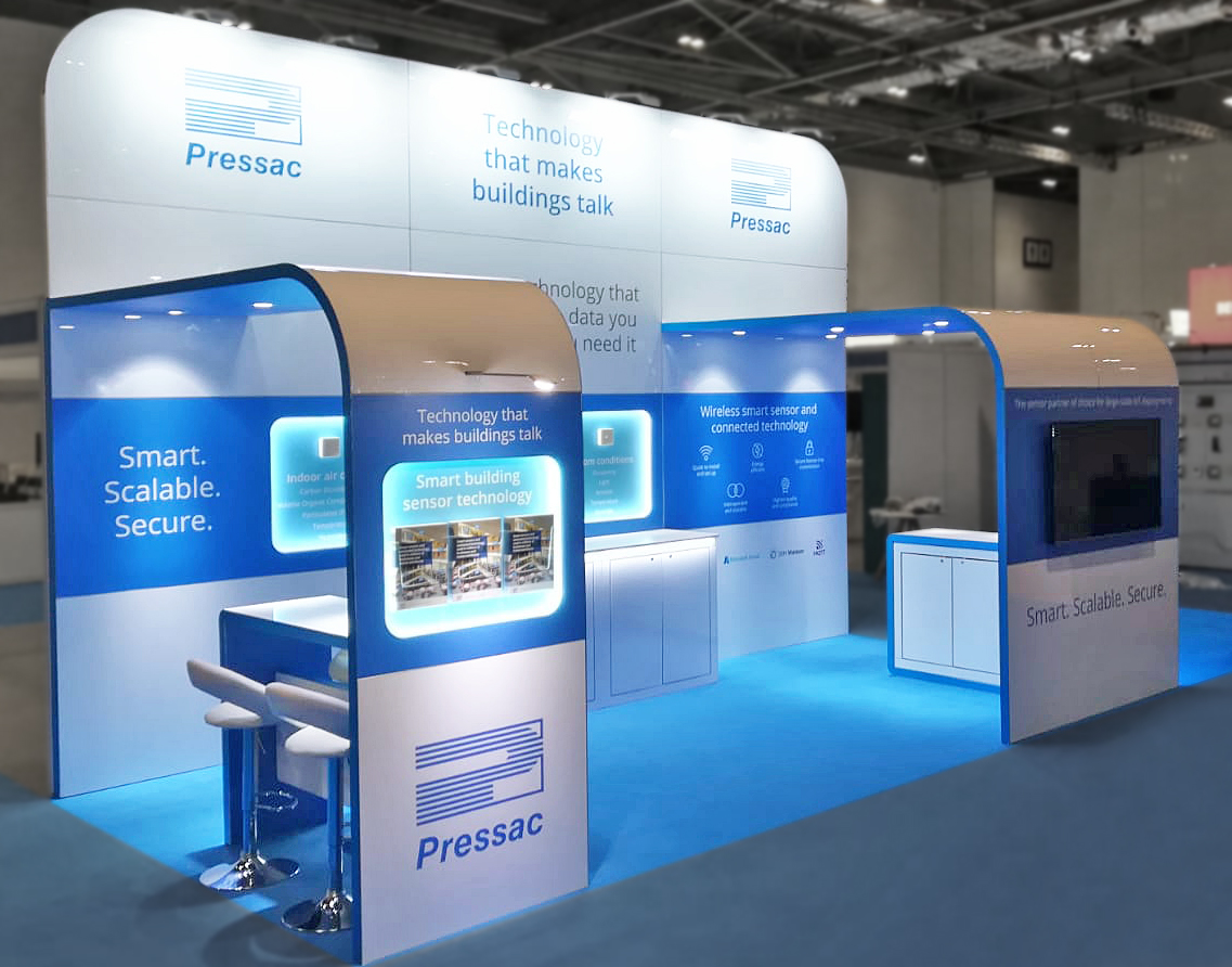 Pressac - D28 Smart Buildings Show 6-7 October 2021, ExCel London 6m x 3m open 3